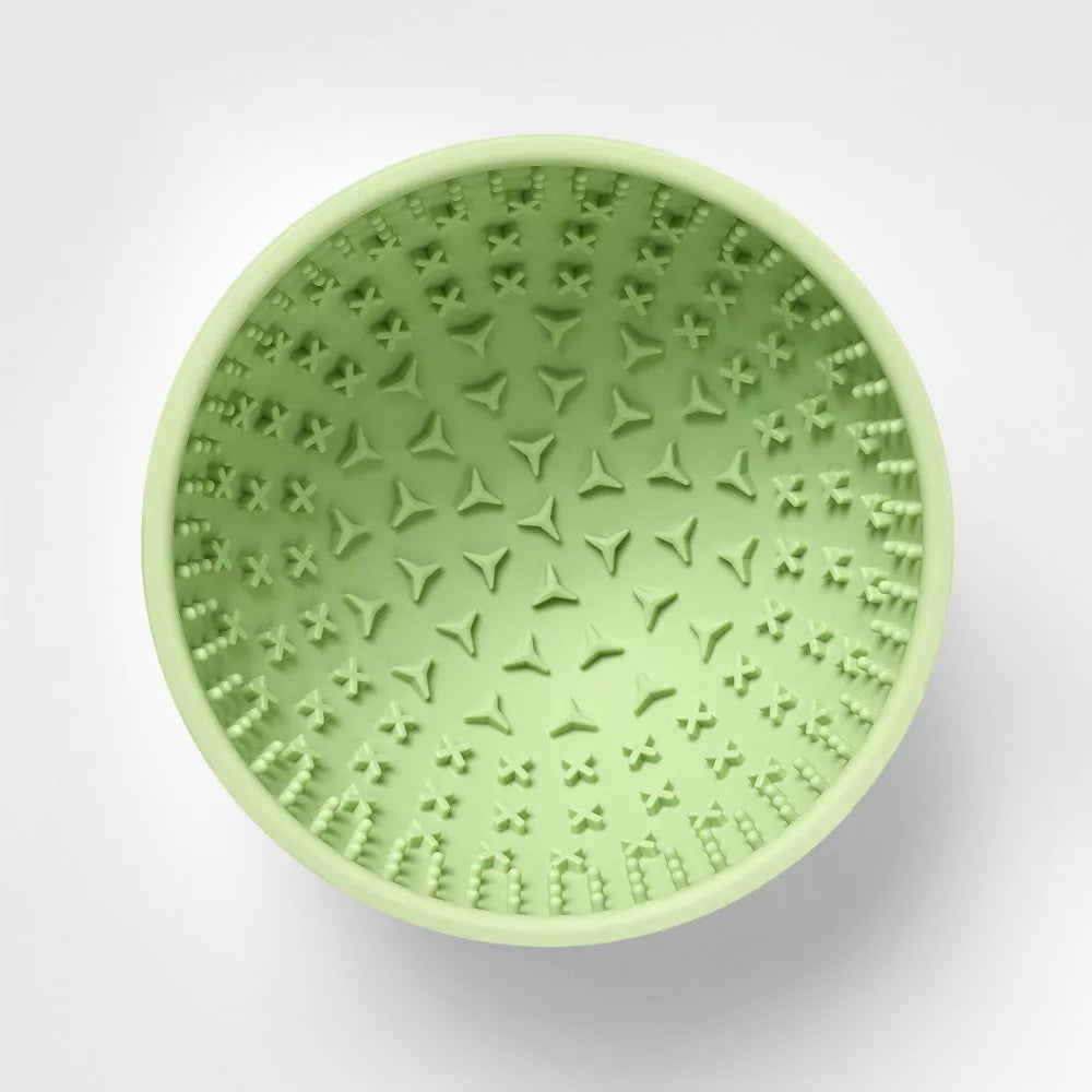Slow Feed Dog Lick Mat Wobble Bowl P39549