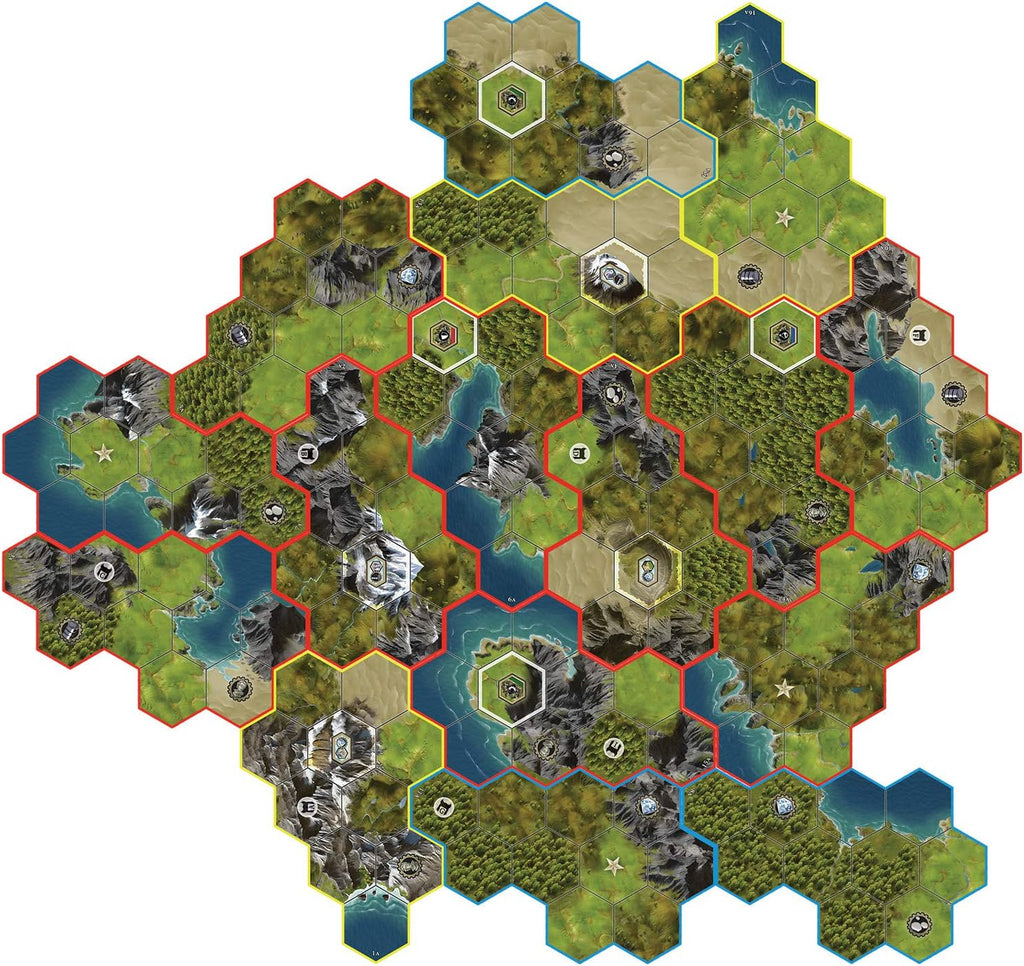 Civilization Board Game - Tactical Strategy for Ages 14+, 2-4 Players M722577