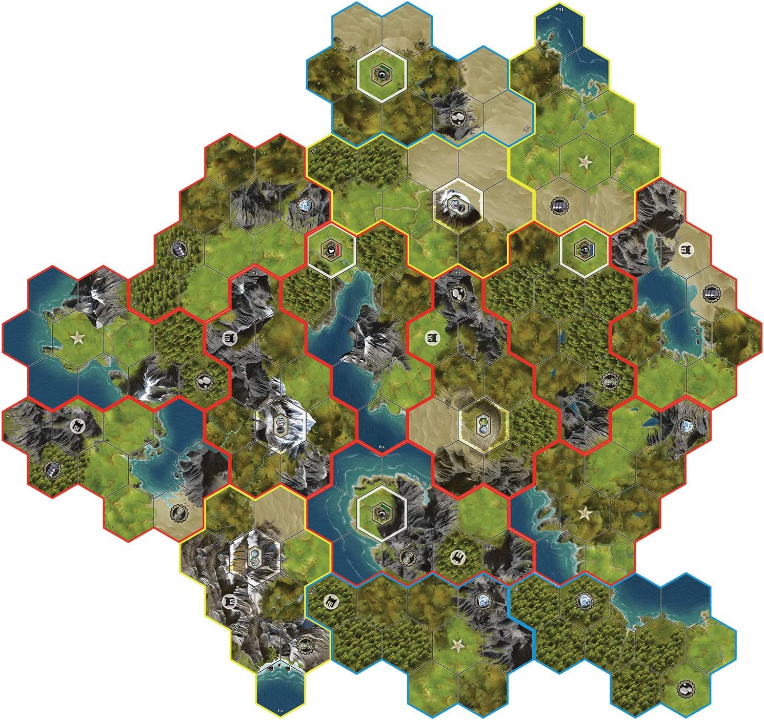 Civilization Board Game - Tactical Strategy for Ages 14+, 2-4 Players M722577