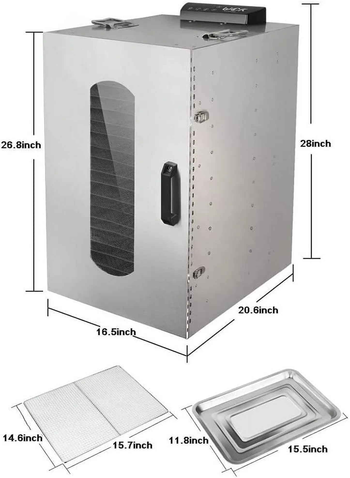 Commercial Food Dehydrator 20 Layers for Fruit Vegetable Meat A306362