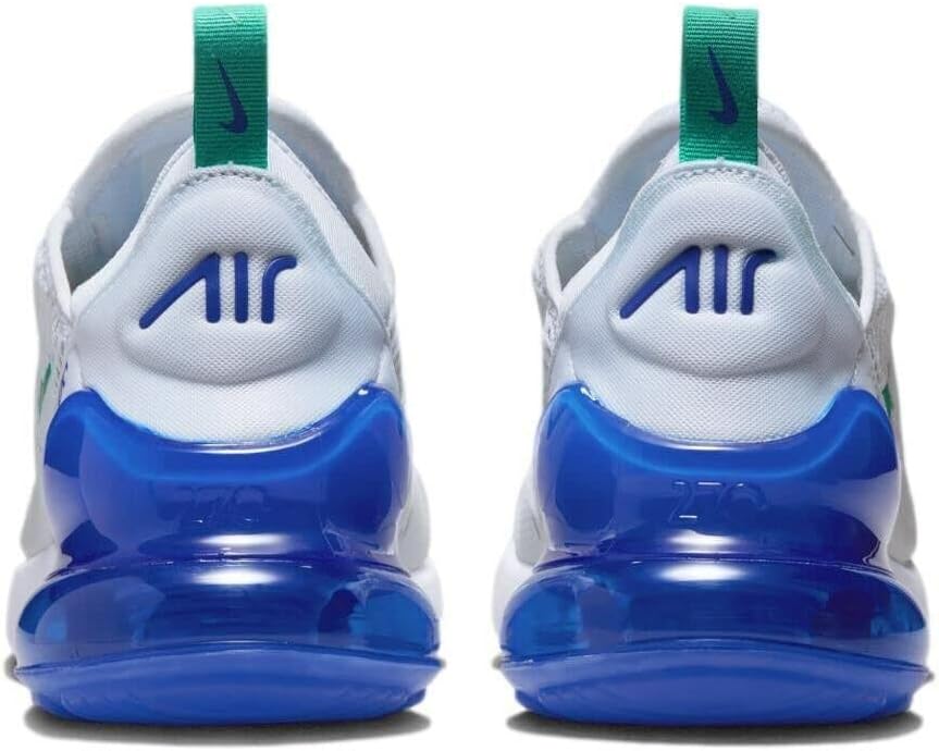 Women's Air Max 270 Shoes, White/Neptune Green P47259