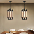 Industrial Steampunk Chandelier Vintage Pendant Light Loft Ceiling Fixture for Country Hotel Restaurant Bar Creative Ceiling Lamp(4 Heads)