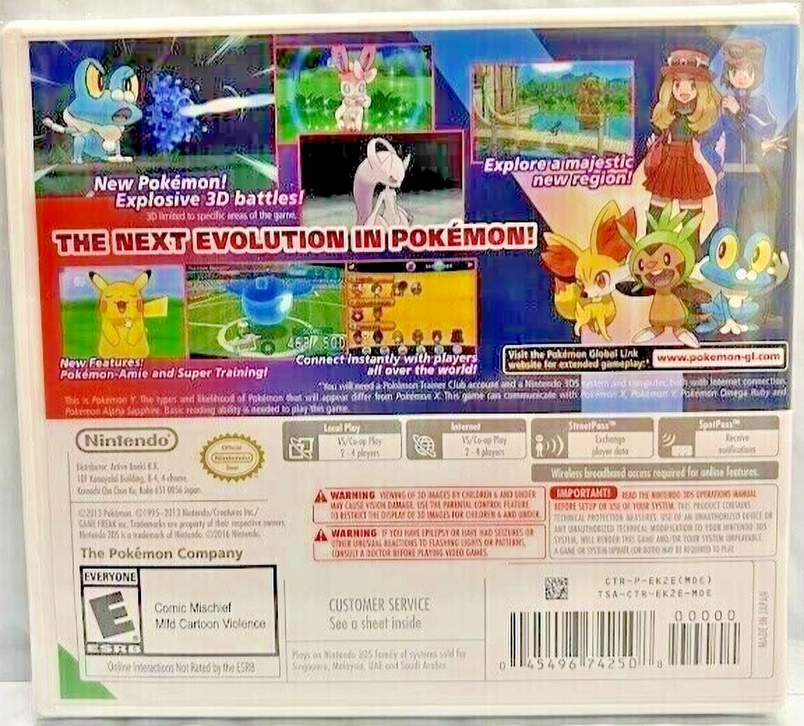 Pokemon Y Nintendo 3DS Game U17591