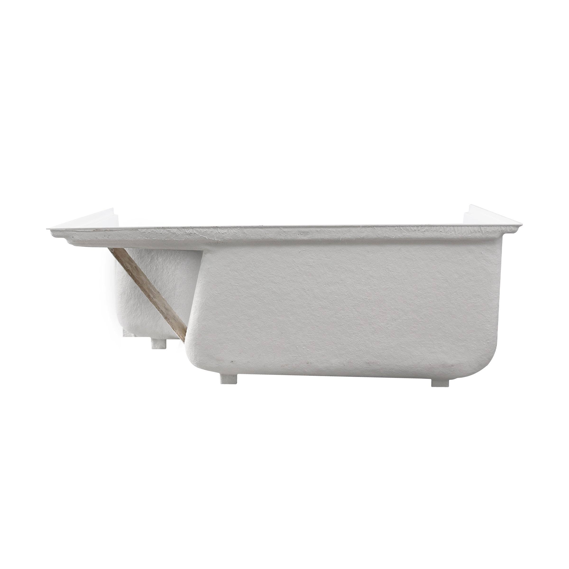 60 x 32 Single Threshold Shower Base with Left Hand Drain and Integral Right Hand Seat X91962