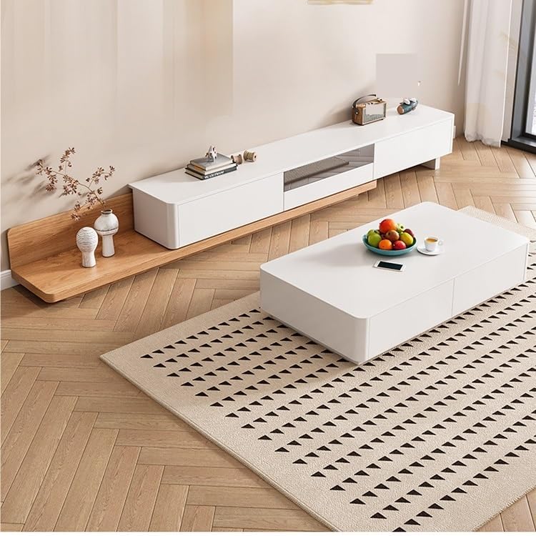 Solid Wood Coffee Table for Living Room, 120cm W4526