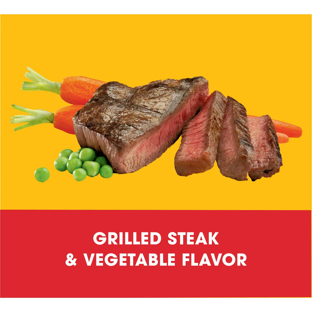 Adult Dry Dog Food, Grilled Steak and Vegetable Flavor, 18 lb. Q94137