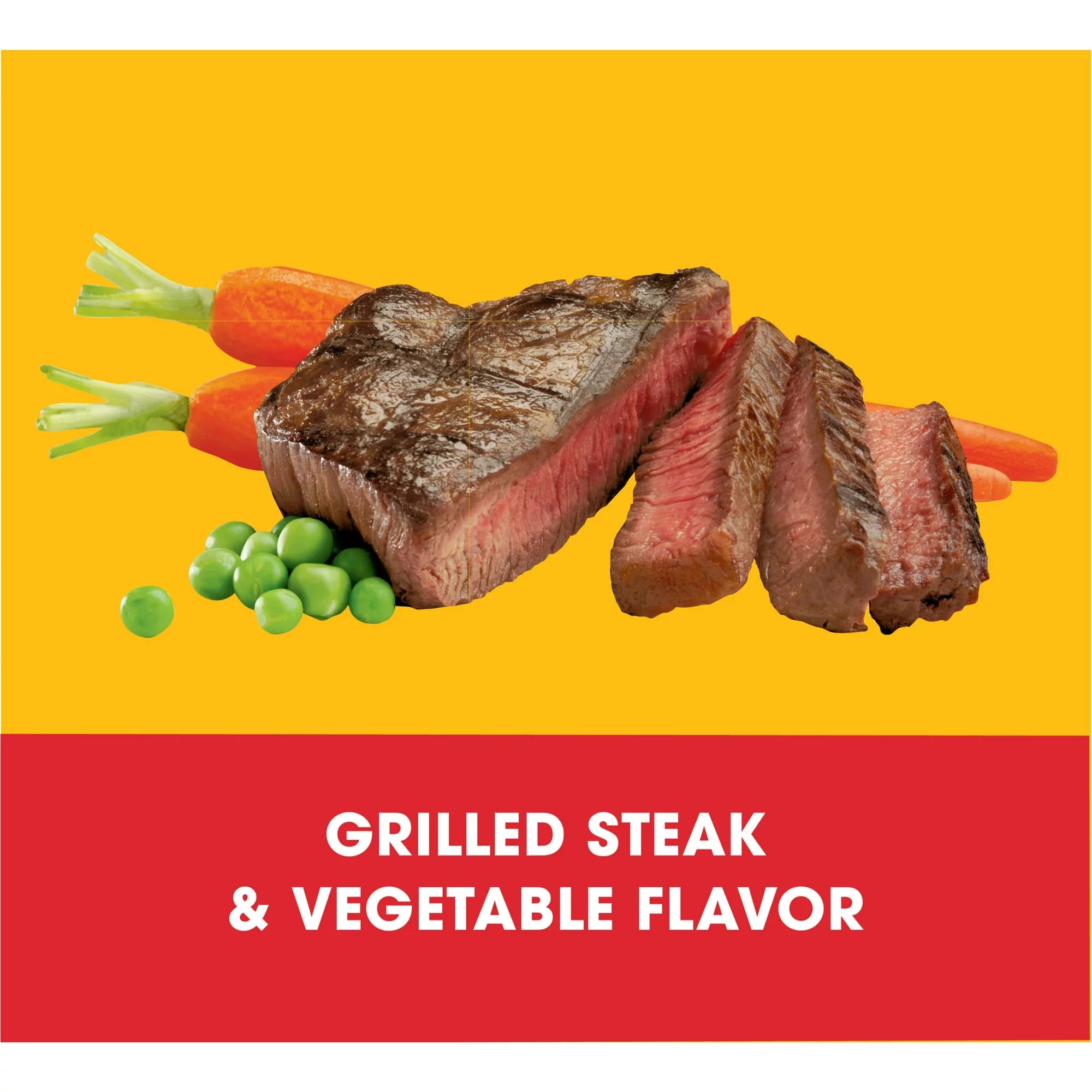 Adult Dry Dog Food, Grilled Steak and Vegetable Flavor, 18 lb. Q94137
