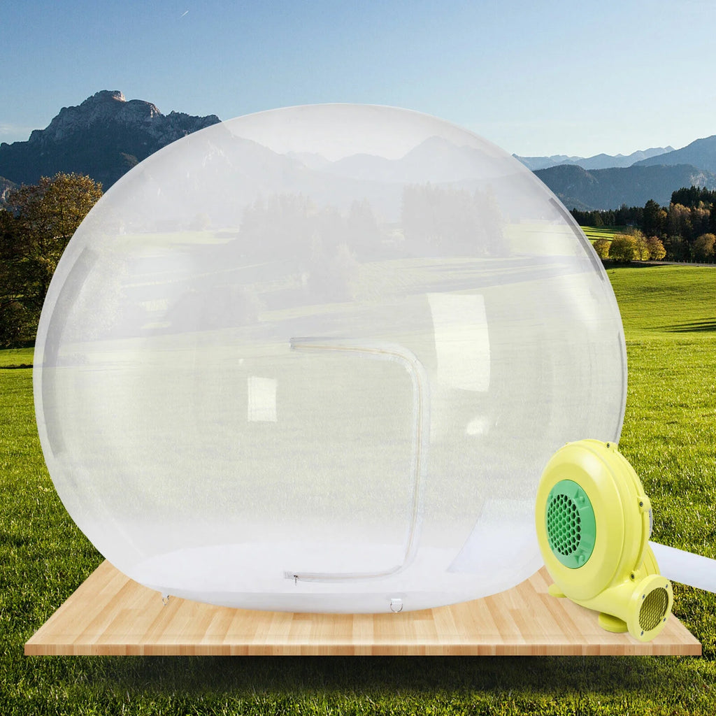 9.8ft Inflatable Bubble Tent PVC Clear for Outdoor Dome Camping R6405