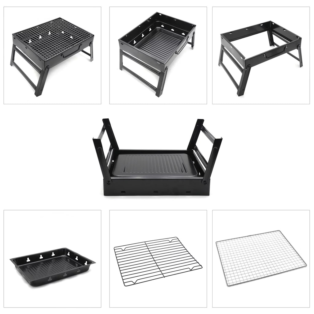 Foldable Charcoal BBQ Grill for Camping S653