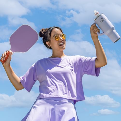 40oz Stainless Steel Tumbler with Handle, Double-Wall Insulated T7917