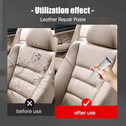 Leather Repair Kit for Furniture and Car Seats, White V36575