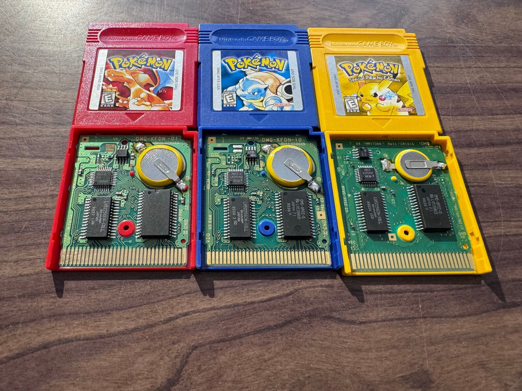 Pokemon Red Yellow Blue for Nintendo GameBoy Z664
