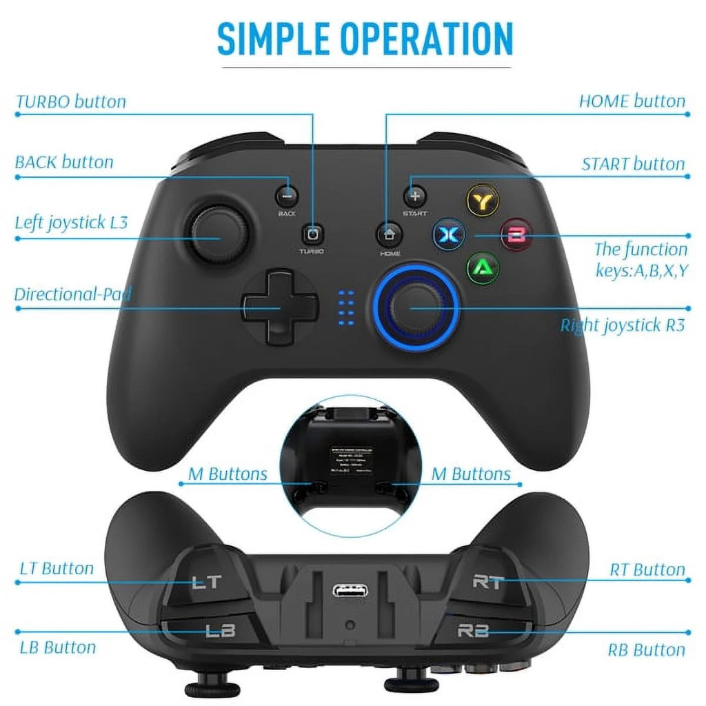Wireless Gaming Controller for PC, PS3, Switch X3542