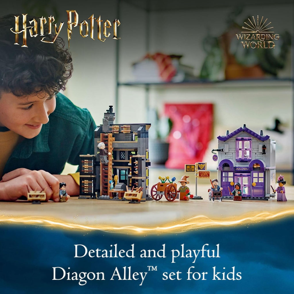 Harry Potter Ollivanders & Madam Malkin's Robes Playset for Kids H373