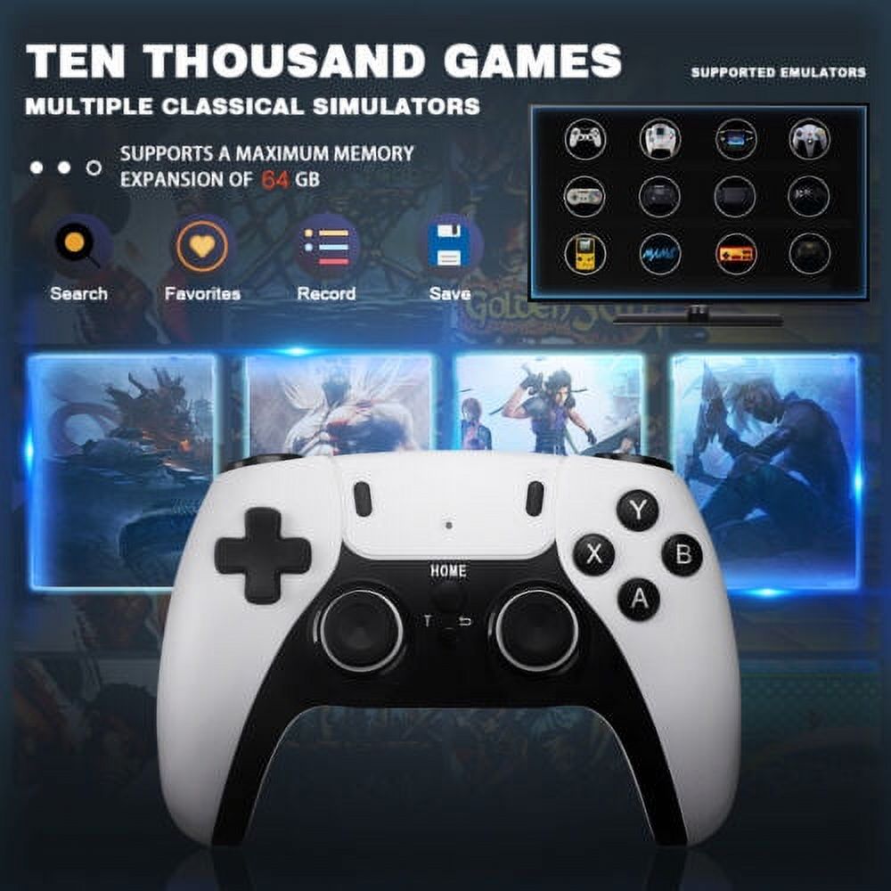 Retro Game Console, 64G, 4K HDMI, 37000+ Built-in Games, Wireless Controllers S59029