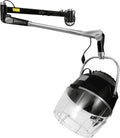 Professional 900W Wall Mounted Hair Dryer with Swivel Arm, Fast Hair Drying Low Noise for Salon, Adjustable Termperature 5-70°C Timer 0-60 Min Hairdryers Black