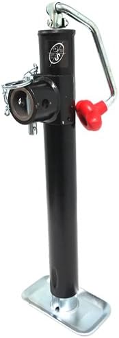 Southwest Wheel 5,000 lb. Top Wind Ram Tubular Swivel Jack with Weld-on Pipe Mount. 15" Travel. Pack of 2