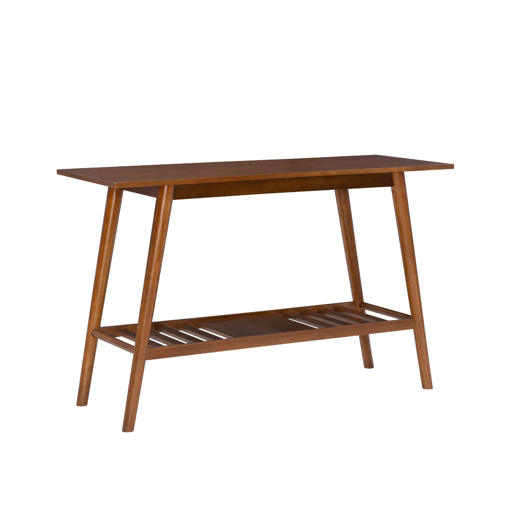Mid-Century Indoor Console Table, Walnut V131