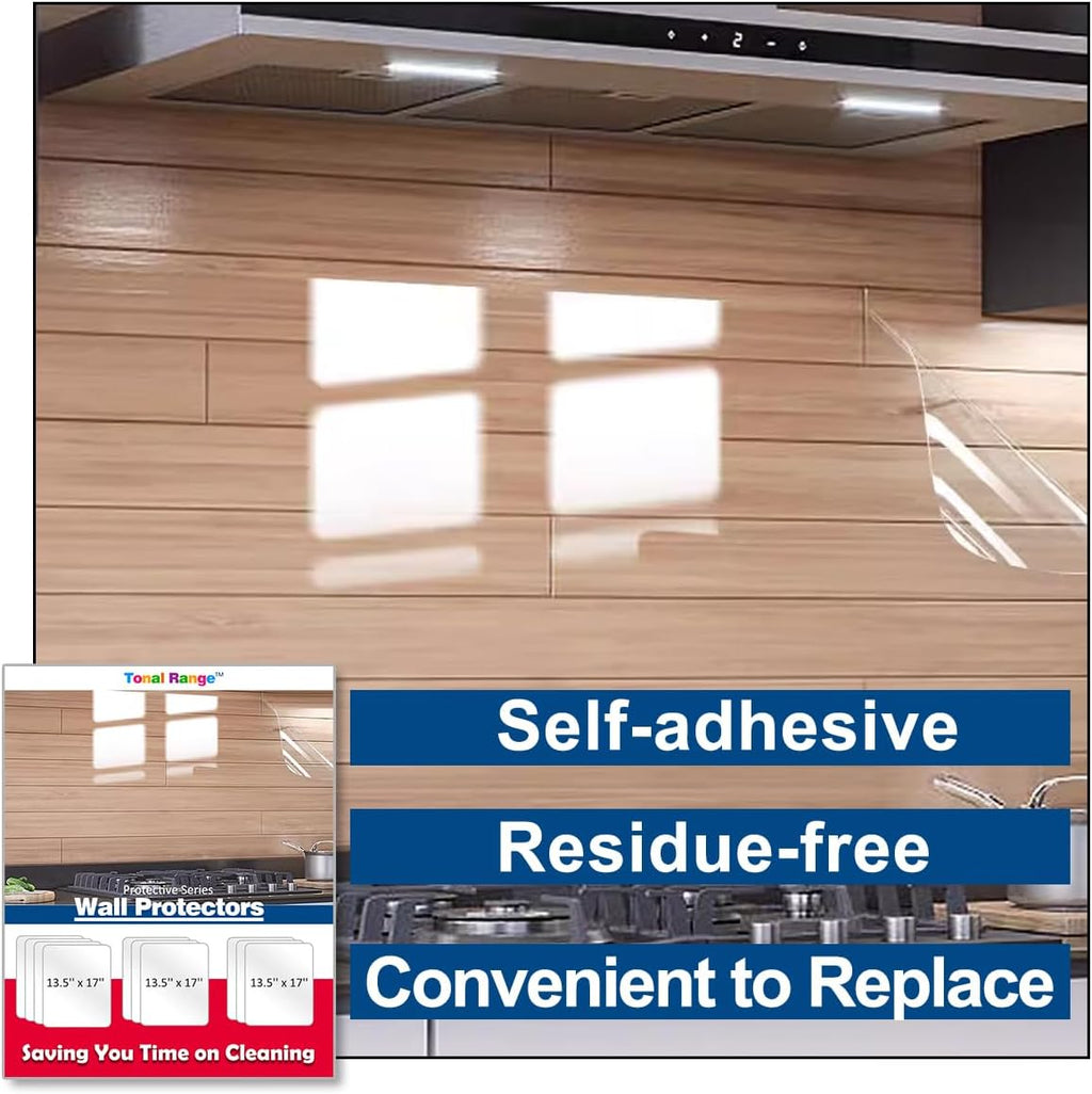 Clear Wall Protector, Self Adhesive, 5 Sheets B1020