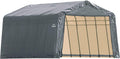 ShelterLogic 74432 Grey 12'x24'x10' Peak Style Shelter
