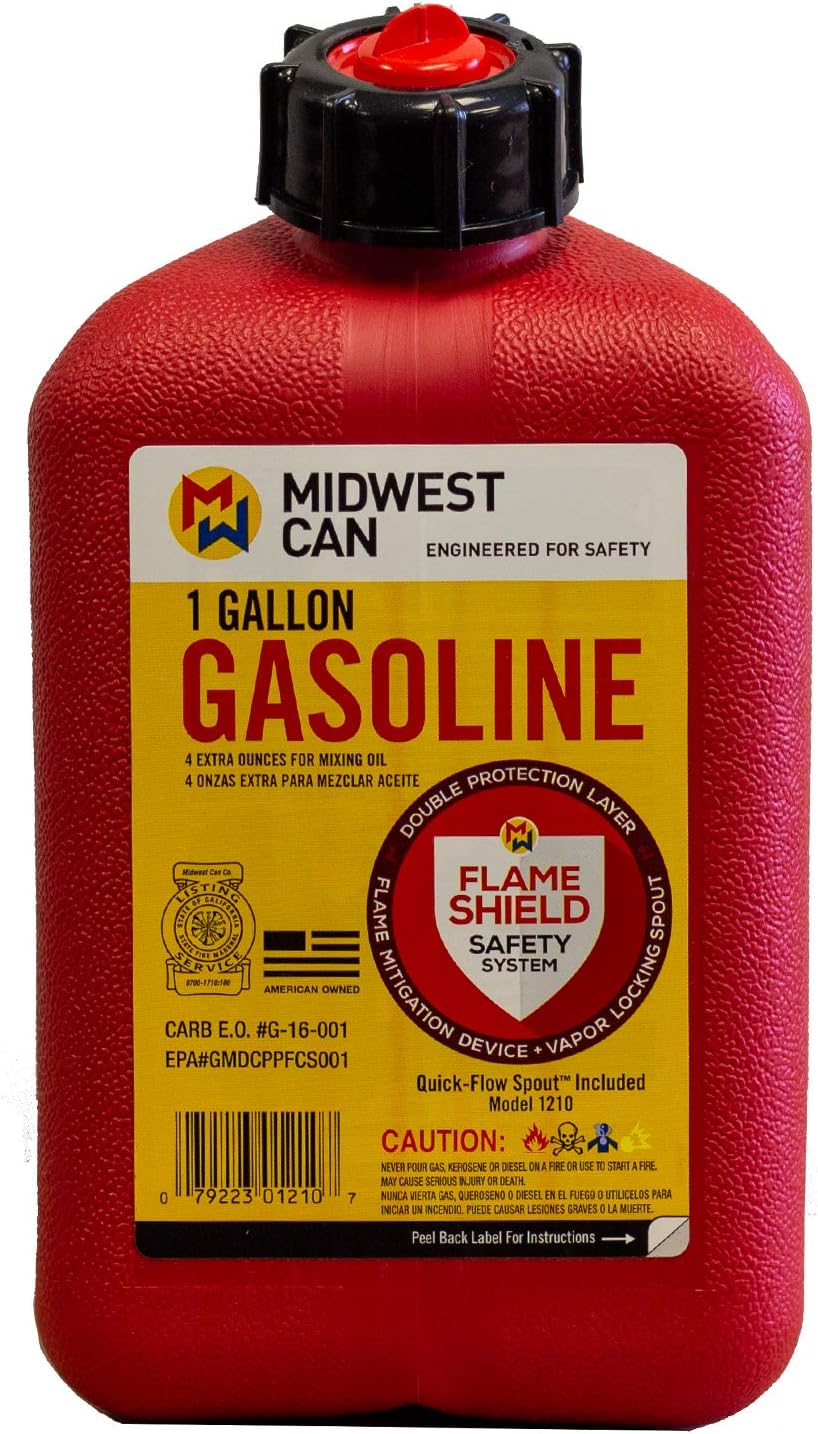 Auto Shut Off Gasoline Can - 1 Gallon E26858