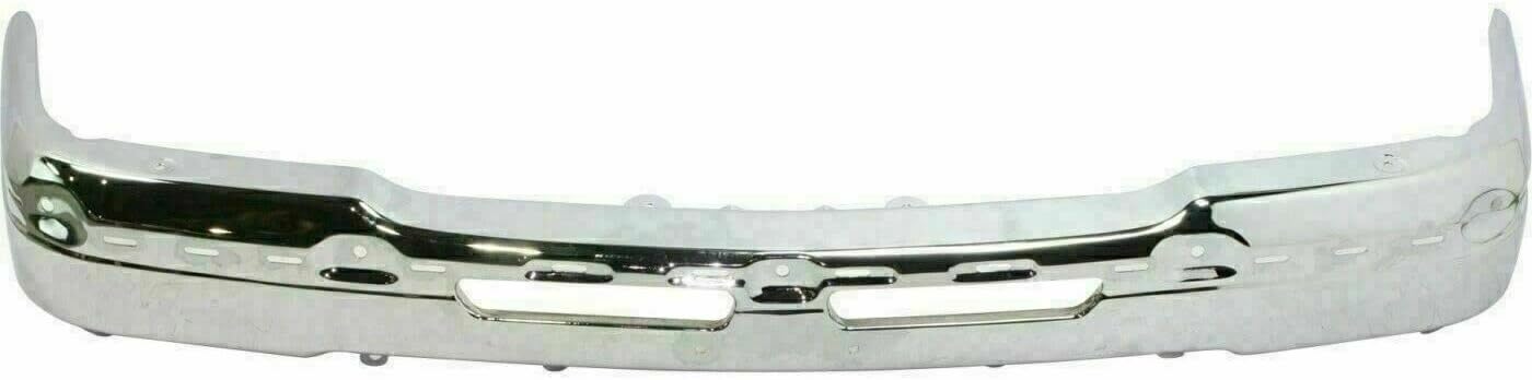 Front Bumper Chrome Steel with Upper Cover Lower Valance and Brackets for 2003-2006 Silverado 2500HD 3500 G5187