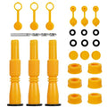 33 Pcs Gas Can Spout Replacement Kit,Gas Can Spout Replacement Fits 5 Gallon Gasoline Cans,with Flexible Nozzles,Screw Collar Caps