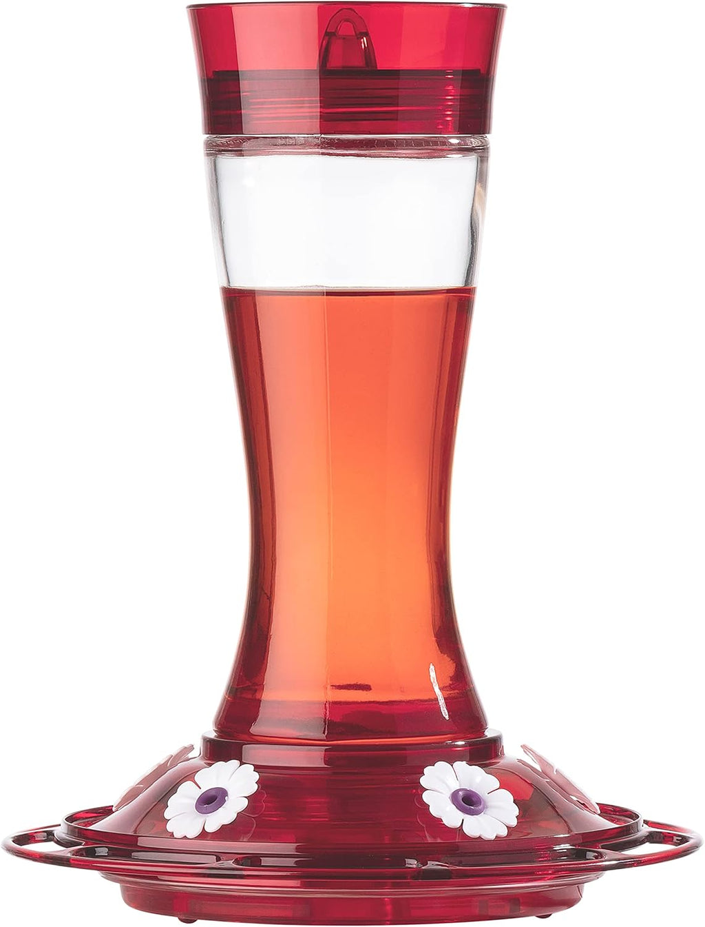 Glass Hummingbird Feeder, 5 Feeding Stations, 20 oz for Outdoors E410