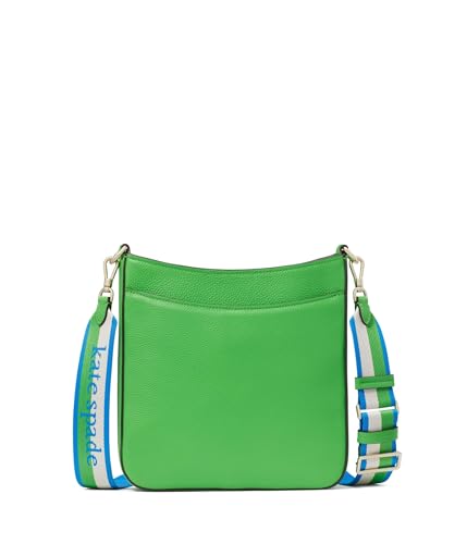 Pebbled Leather Messenger Crossbody Bag R8062