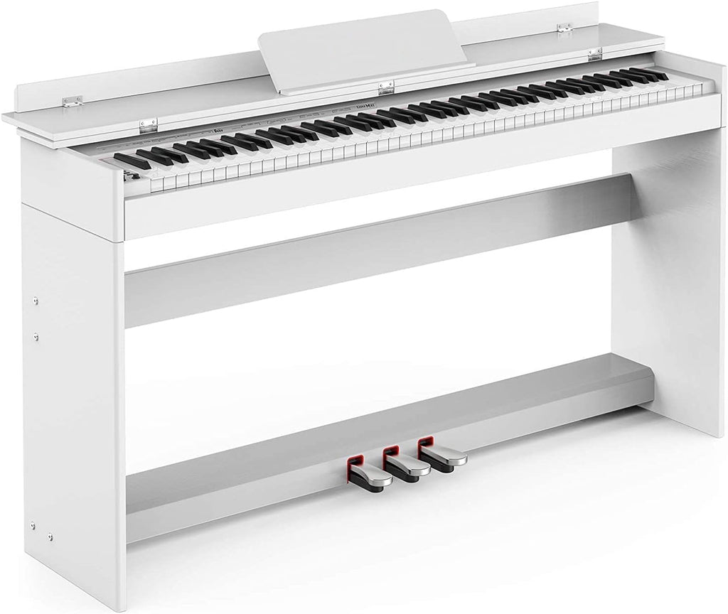 Weighted Digital Piano with 3-Pedal Unit, Full Size Keyboard for Adults V361
