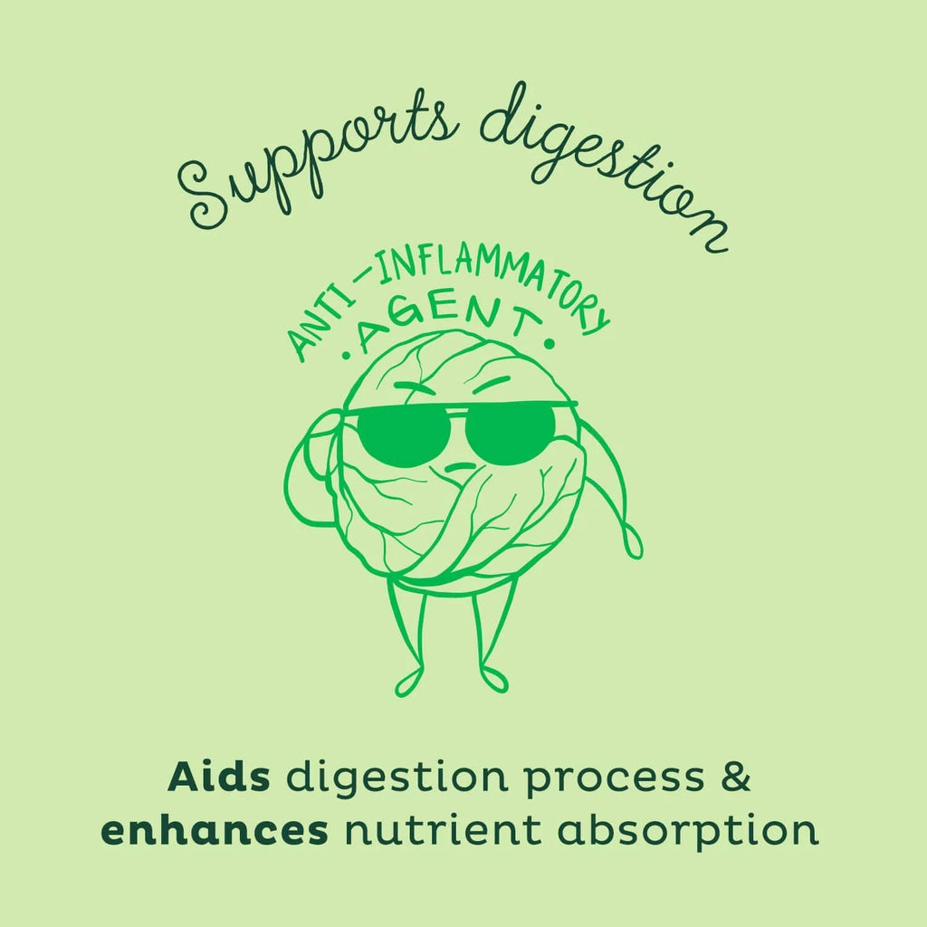 Organic Super Greens Powder with Spirulina, Chlorella and Wheatgrass, Green Apple Flavor A949