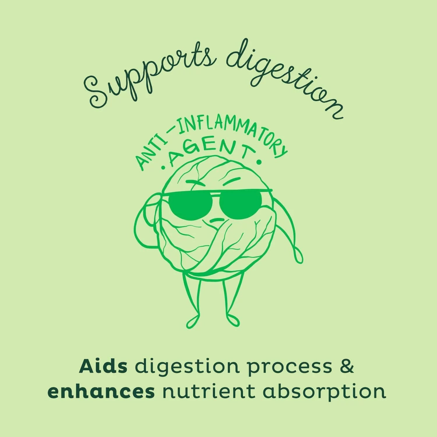 Organic Super Greens Powder with Spirulina, Chlorella and Wheatgrass, Green Apple Flavor A949
