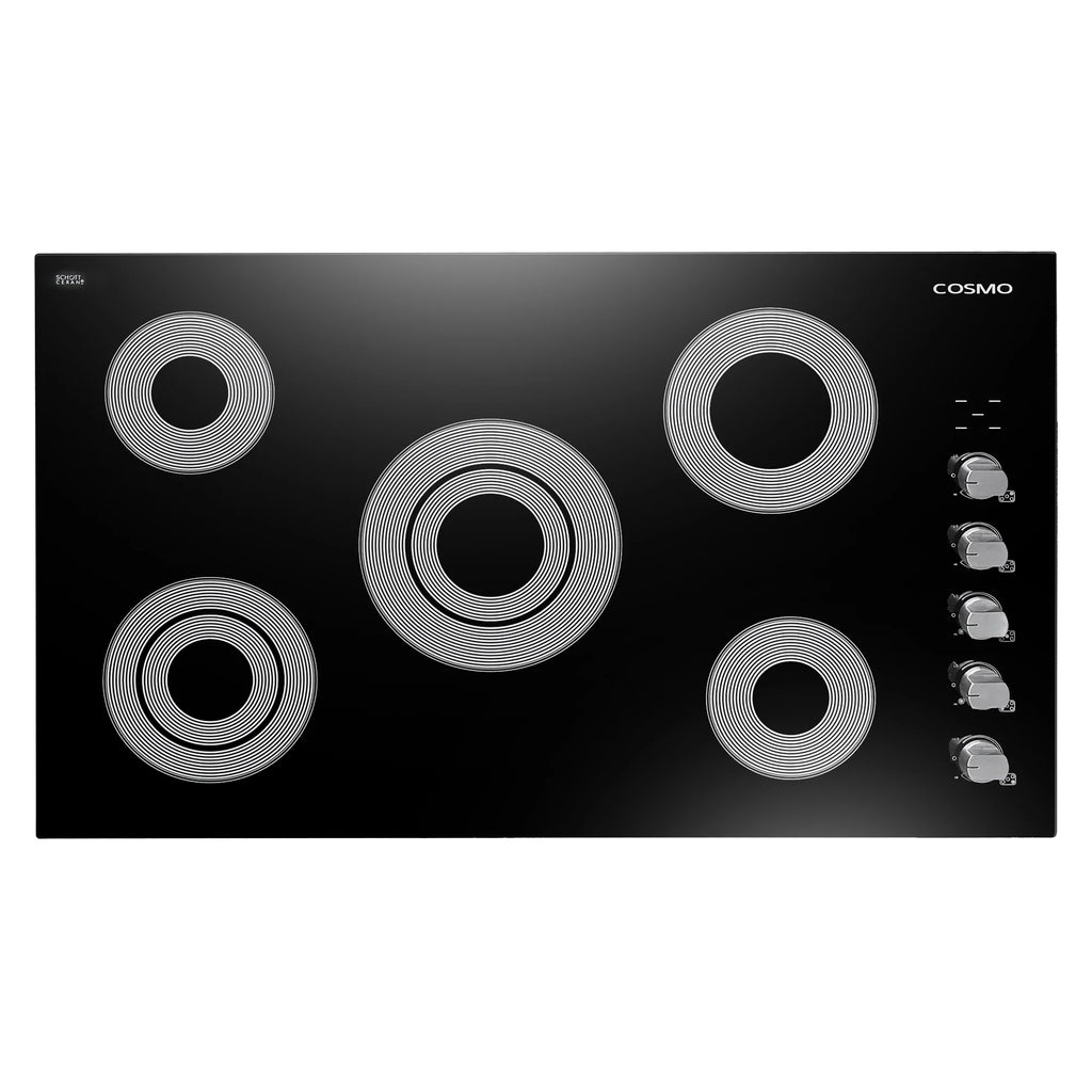 5 Piece Kitchen Appliance Package with Electric Cooktop, Wall Oven, Microwave, Refrigerator & Dishwasher D7167