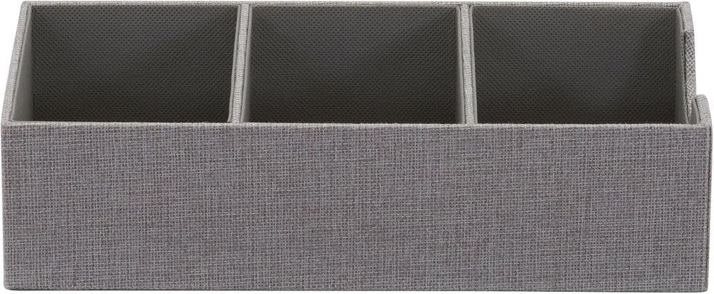 Deep 3 Section Drawer Organizer Box for Storage U574