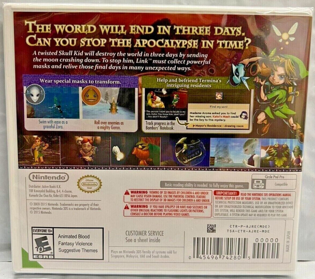 The Legend of Zelda: Majora's Mask 3D & A Link Between Worlds 3DS S78176