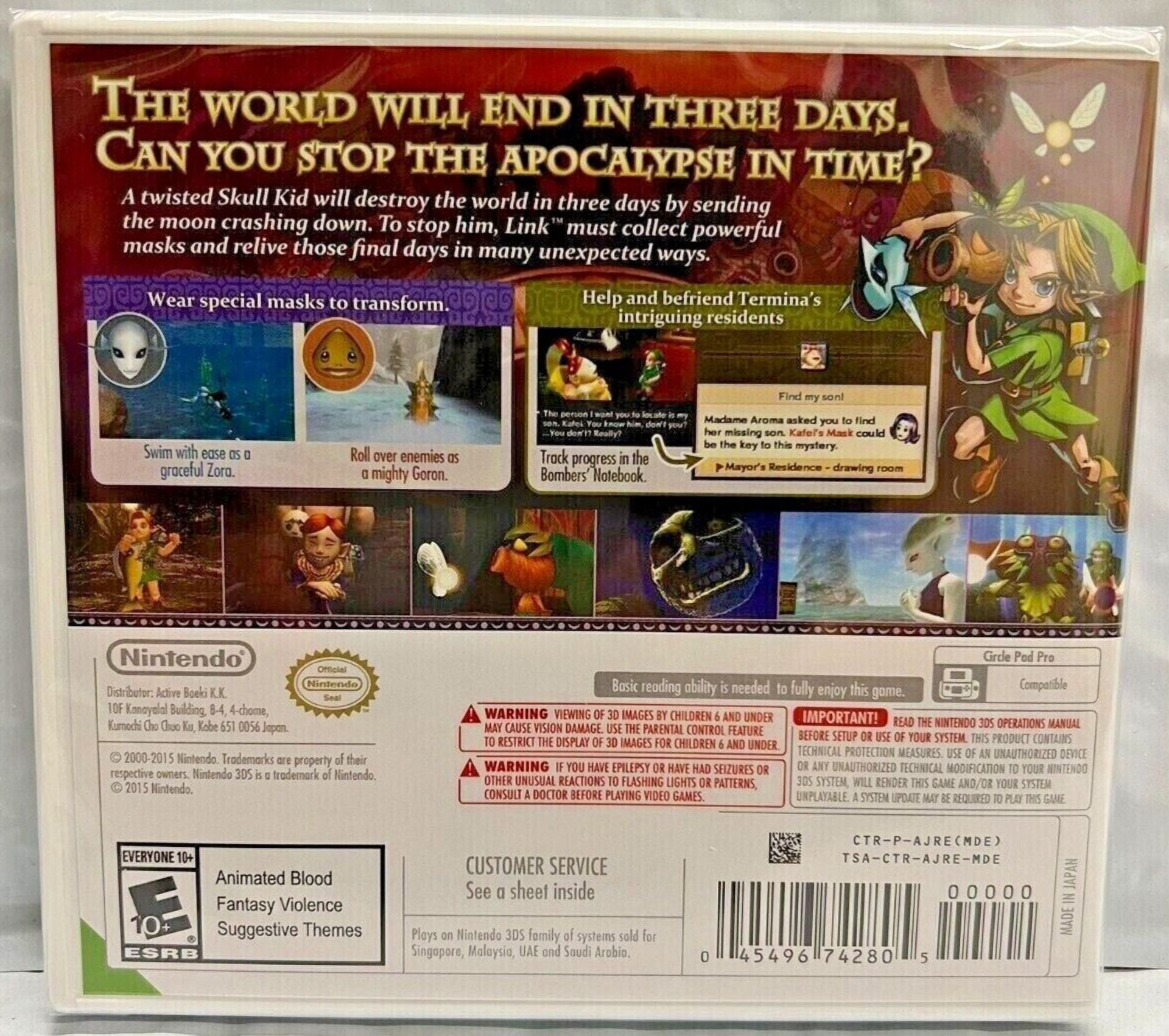 The Legend of Zelda: Majora's Mask 3D & A Link Between Worlds 3DS S78176
