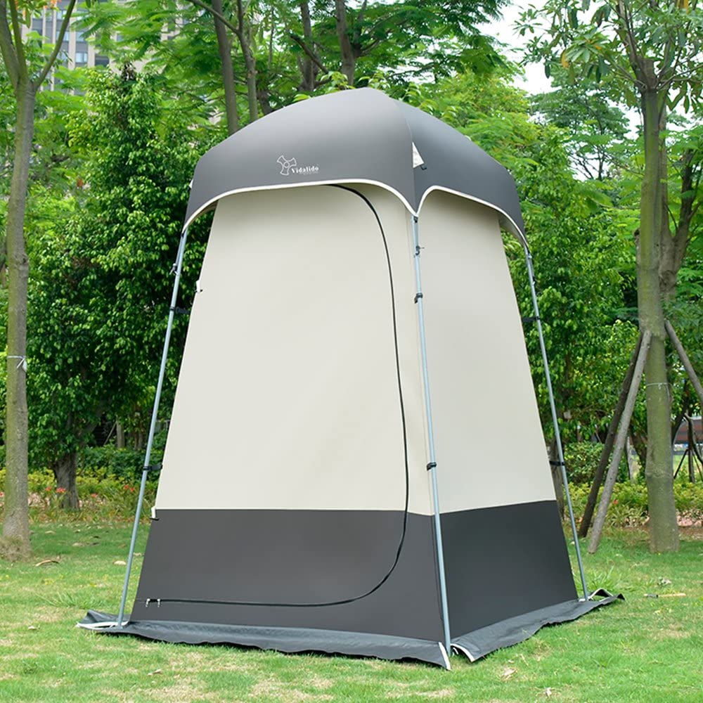 Outdoor Shower Tent Changing Room Privacy Portable Camping Shelter E86964