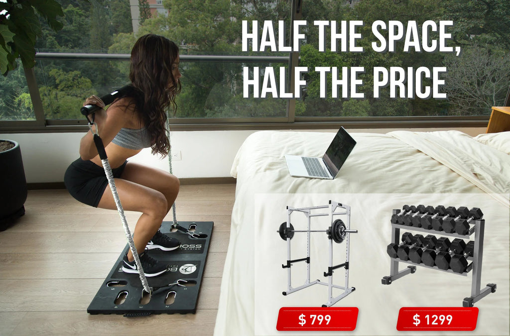Home Gym 2.0 - Portable Full Body Workout Equipment - Silver (Refurbished) X239