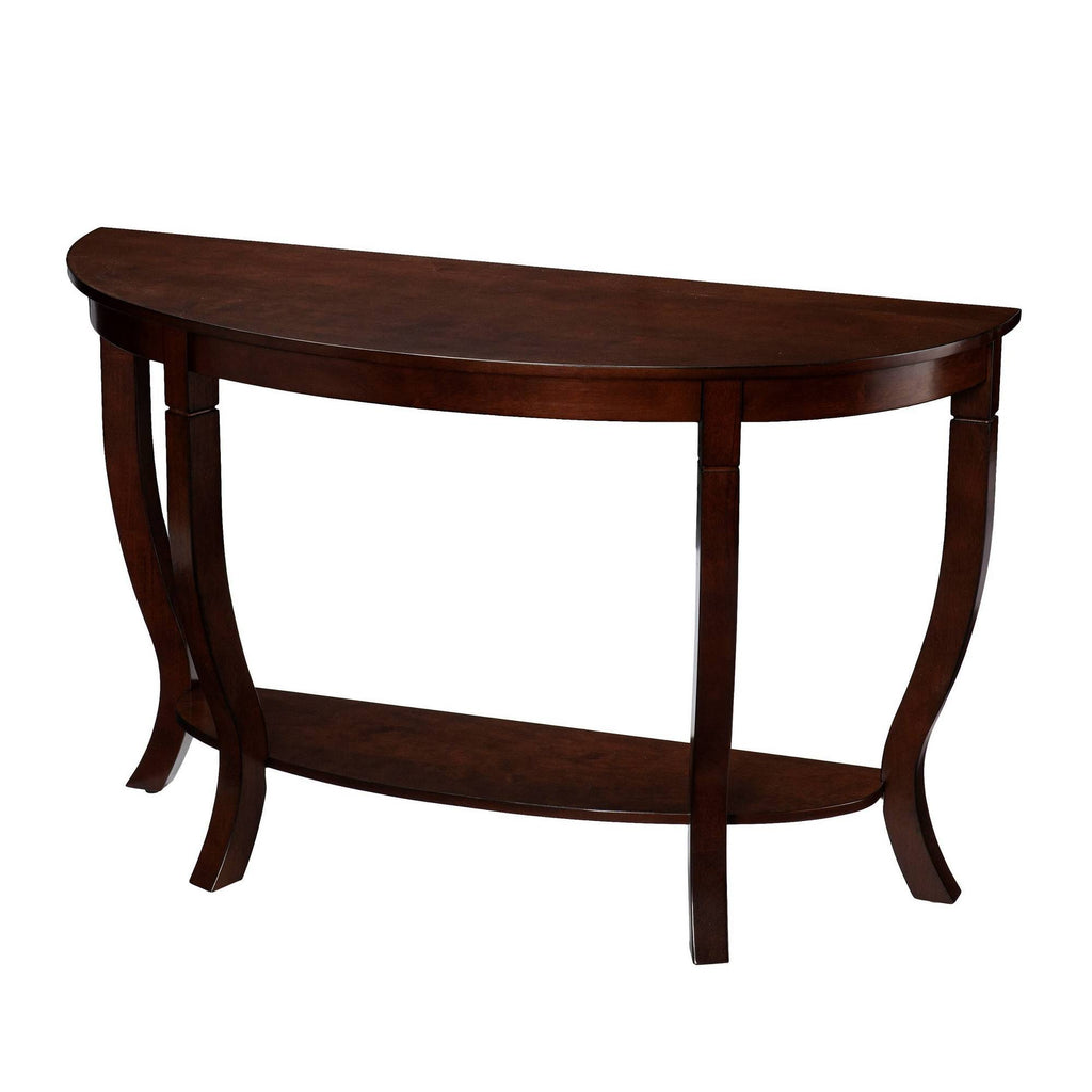 Demilune Console Table Brown J78686