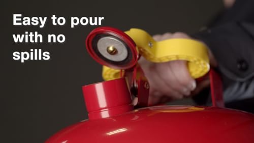 5 Gallon Type I Red Safety Gas Can with Flame Arrester and Self-Closing Lid R639037
