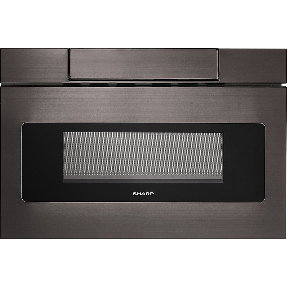 Sharp 24" 1.2 cu. ft. 950W Microwave Drawer Oven, Black Stainless Steel (SMD2470AH) - (Open Box)