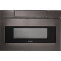 Sharp 24" 1.2 cu. ft. 950W Microwave Drawer Oven, Black Stainless Steel (SMD2470AH) - (Open Box)