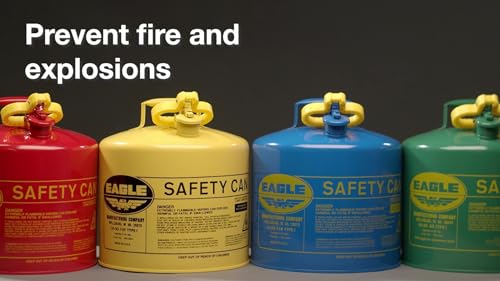 5 Gallon Type I Red Safety Gas Can with Flame Arrester and Self-Closing Lid R639037