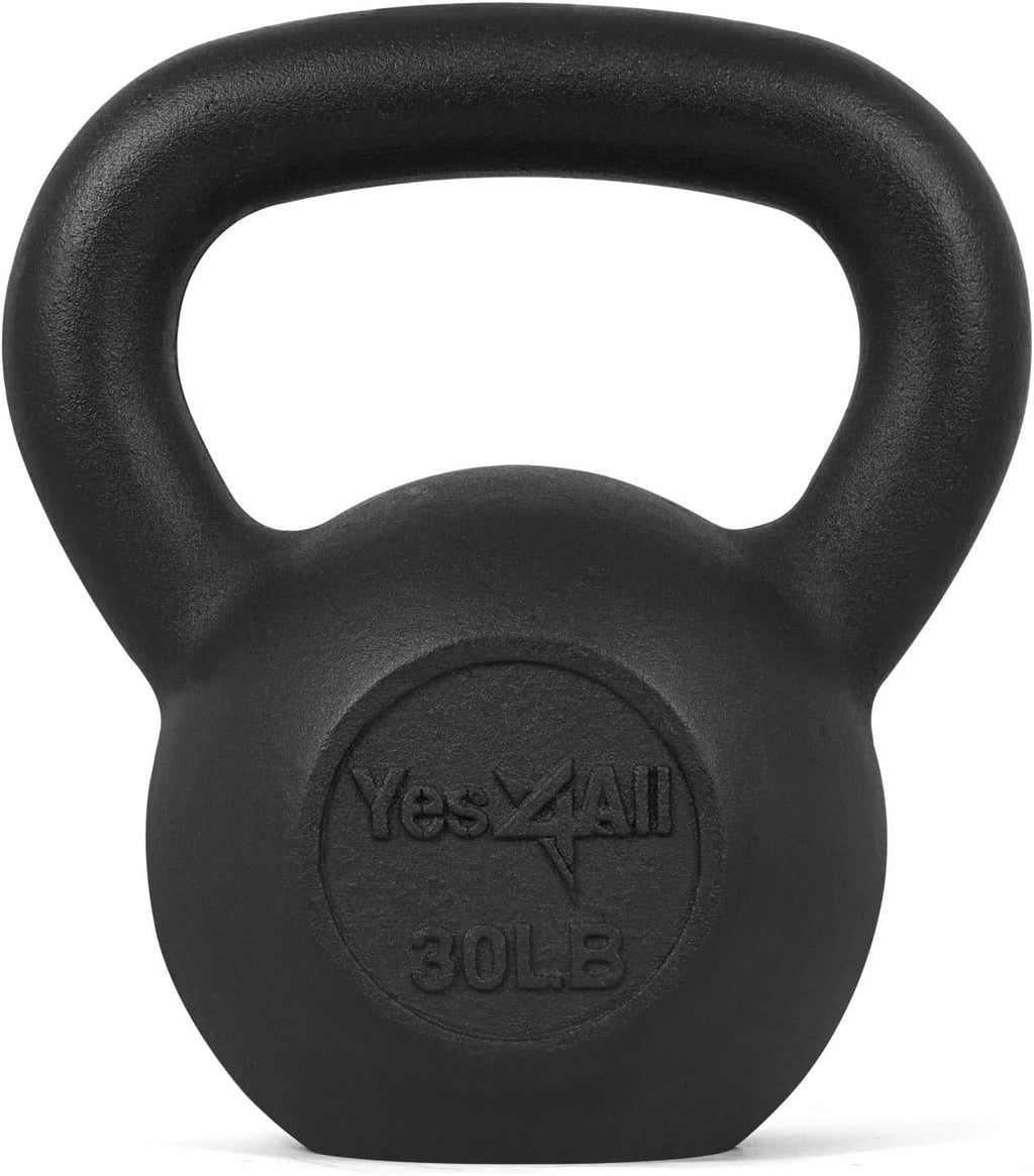 Cast Iron Kettlebell Weights Set, 10-40lbs, Pack of 2 B259