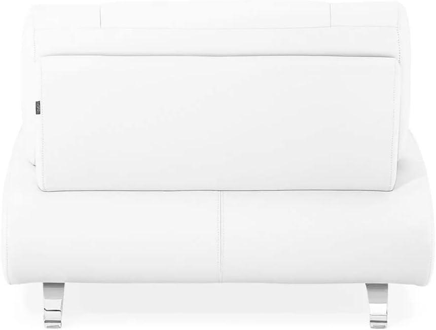Modern Aspen White Microfiber Leather Chair X6380