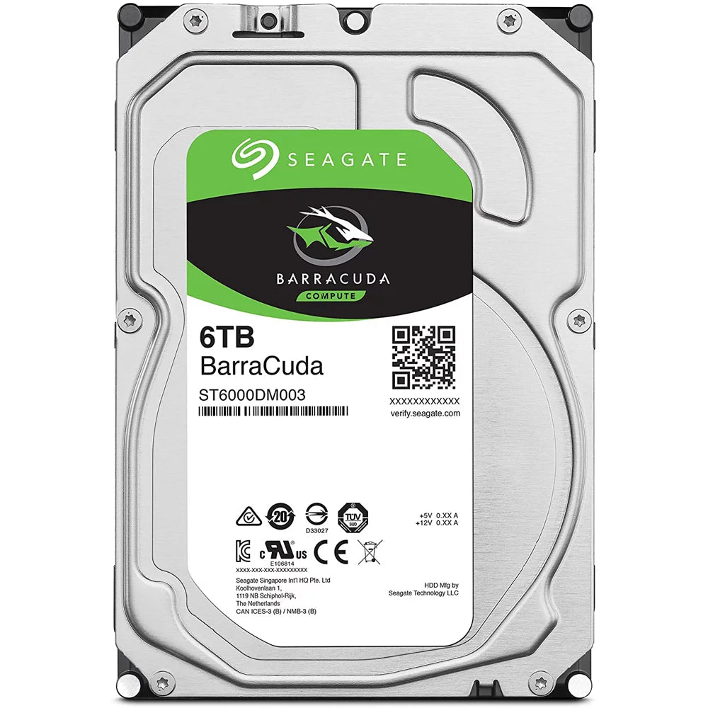 6TB Internal Hard Drive HDD 3.5 Inch SATA 5400 RPM for Desktop PC T8034