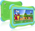 Kids Tablet 7 Android Kids Tablet Toddler Tablet Kids Edition Tablet with WiFi Dual Camera Childrens Tablet 1GB + 32GB Parental Control, Google Play Store (Green) Pack of 2