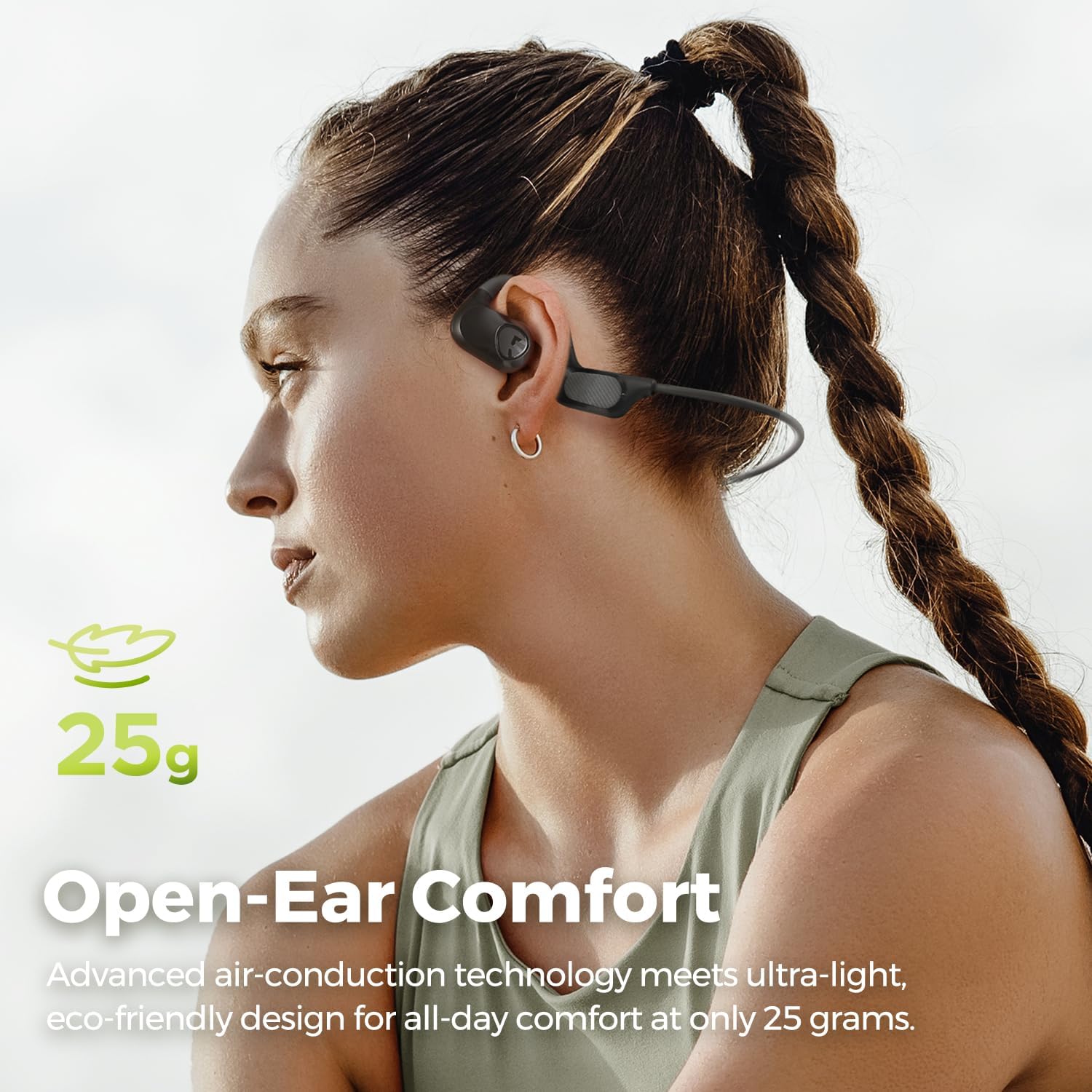 Open Ear Headphones Bluetooth 5.3 Wireless Sport Earbuds U7379