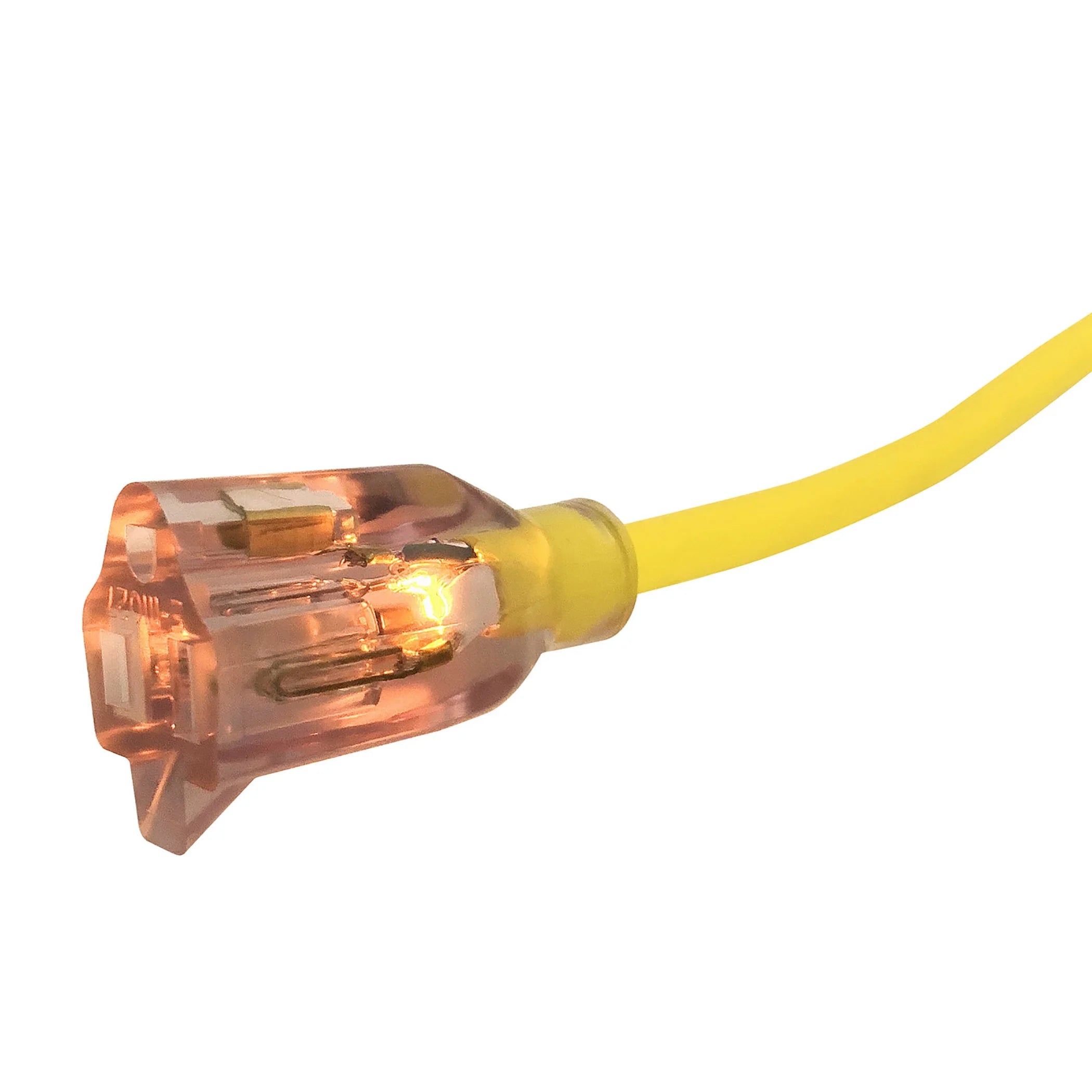 Yellow SJTW 15A Lighted Cord Set Q537