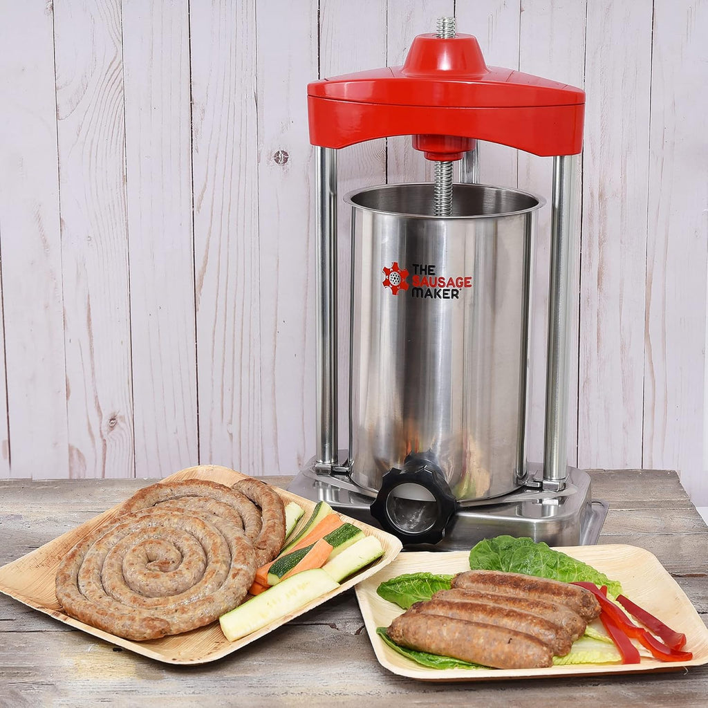 Heavy Duty Vertical Sausage Stuffer with Stuffing Tubes, Stainless Steel Frame W2676